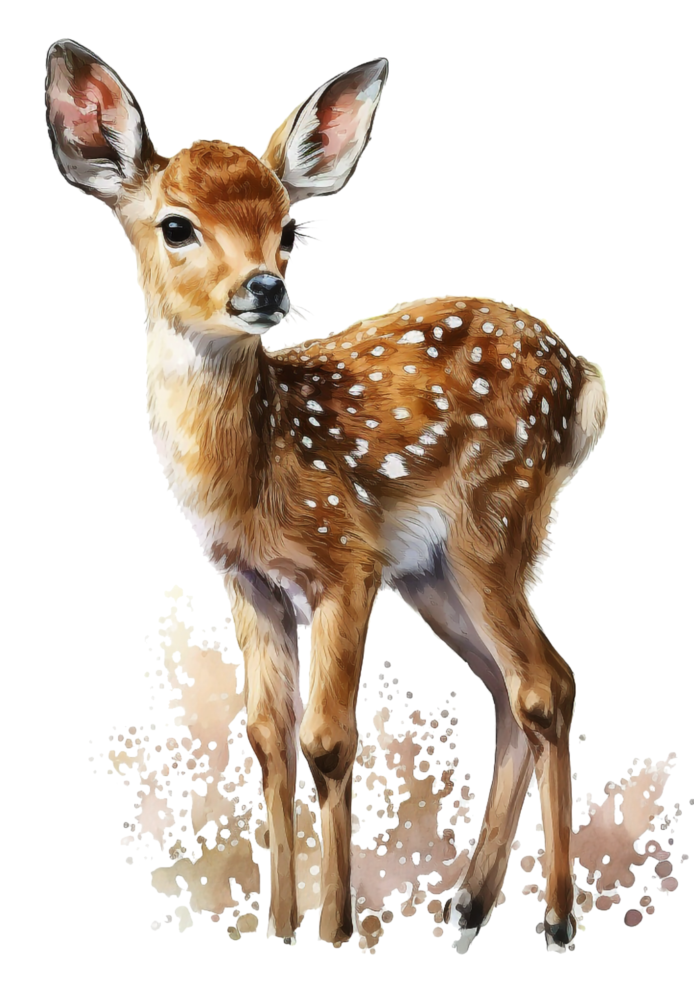 Rice Paper For Decoupage Deer Full Cat. No. 4355