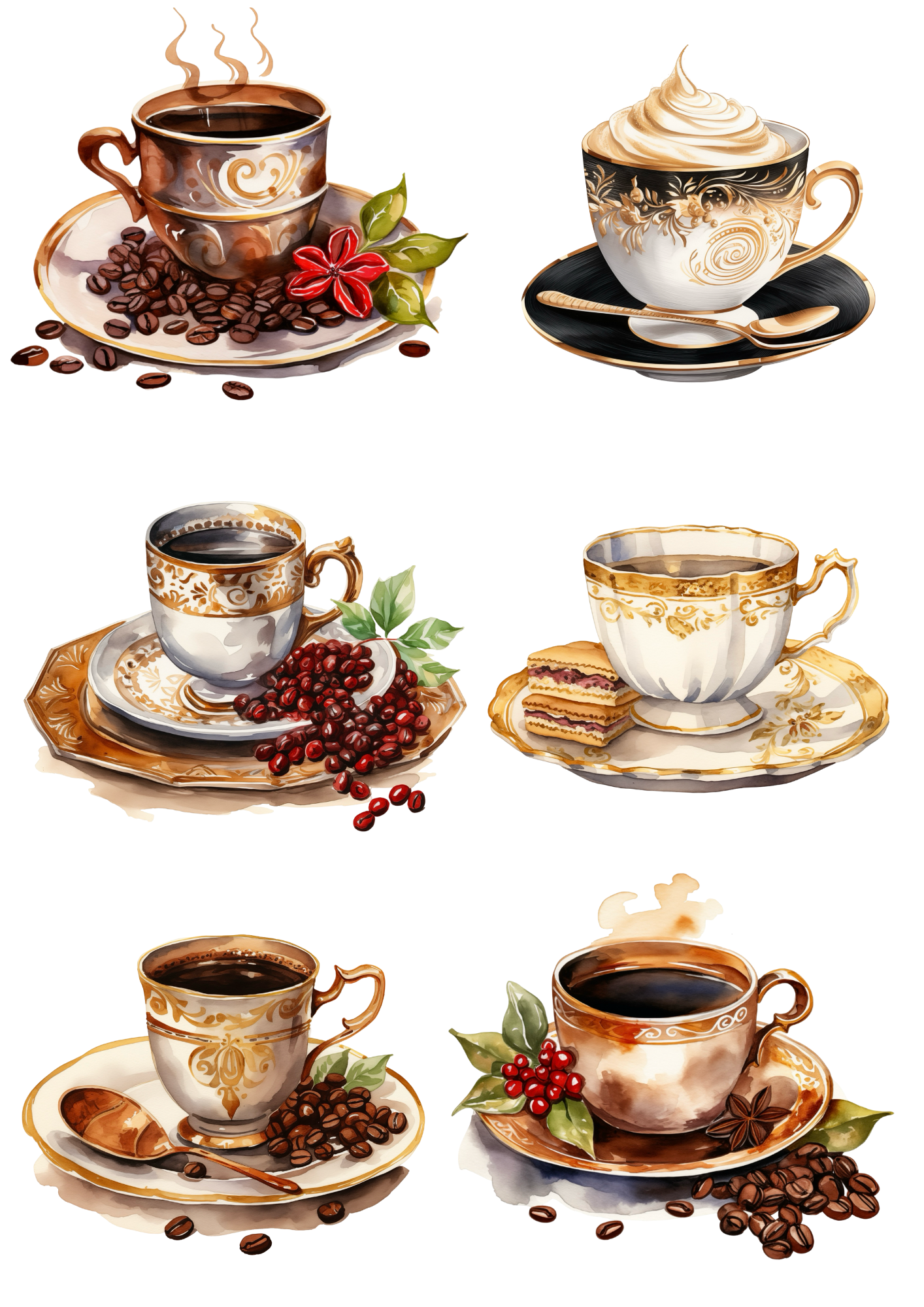 Rice Paper For Decoupage Coffee Tableware Collage Cat. No. 4388