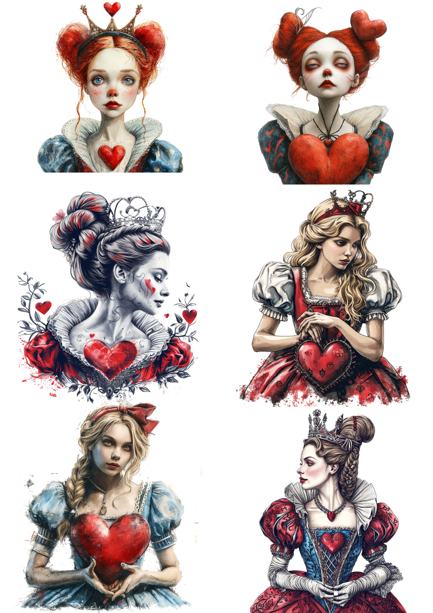 Rice Paper For Decoupage Alice In Wonderland Various Characters Collage Cat. No. 4442