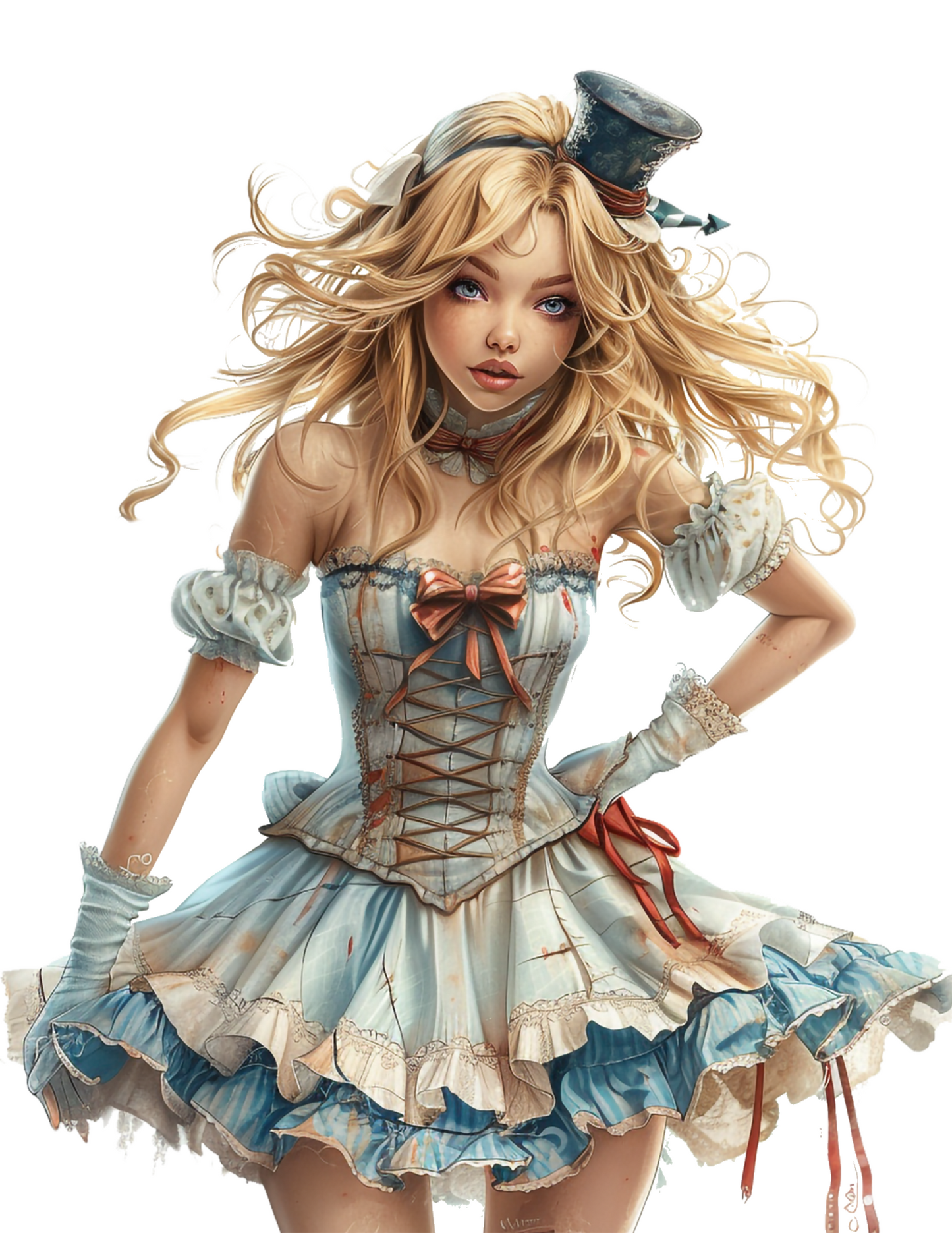 Rice Paper For Decoupage Alice In Wonderland Full Cat. No. 4627