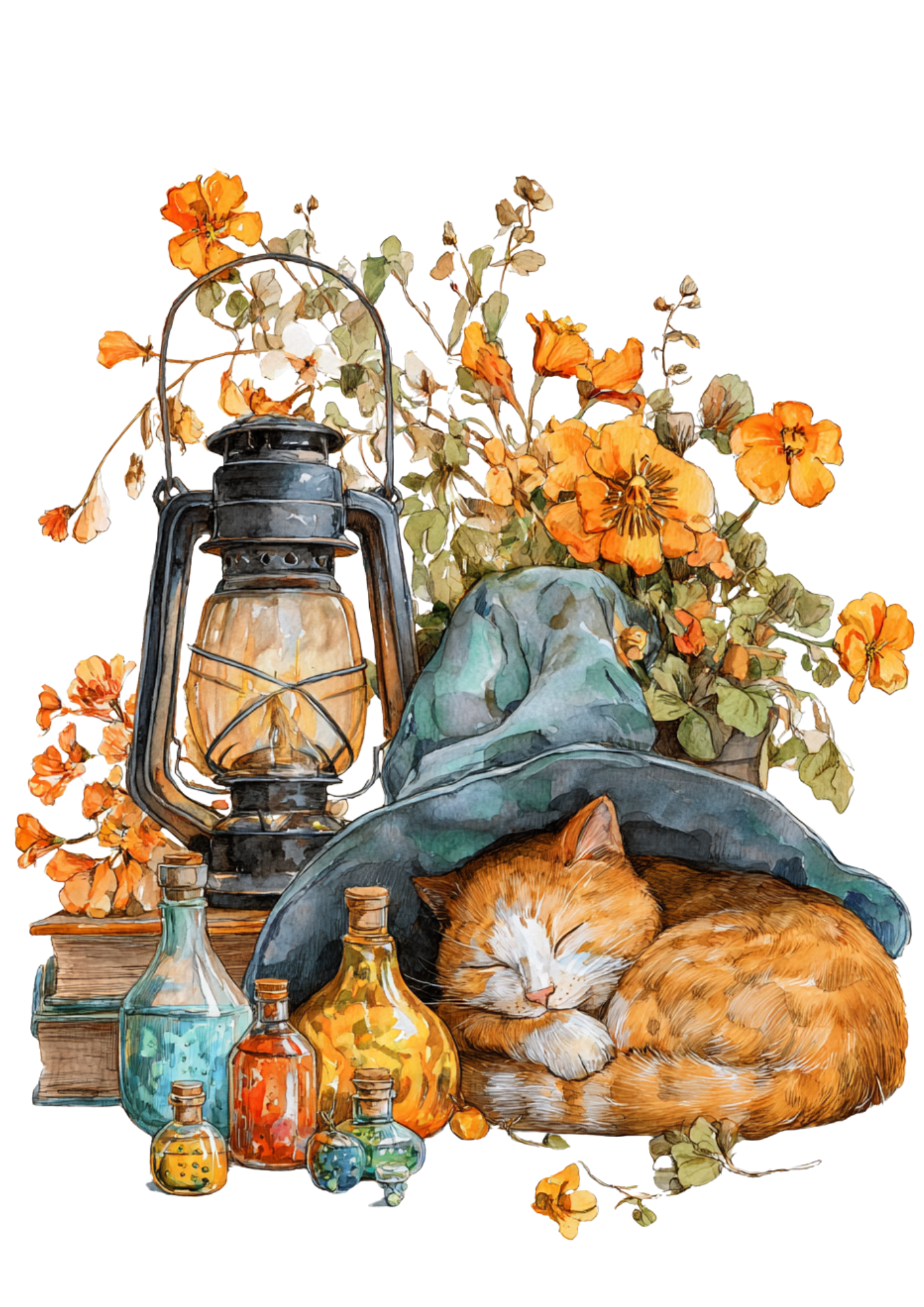 Rice Paper For Decoupage Halloween Cat Full Cat. No. 4982