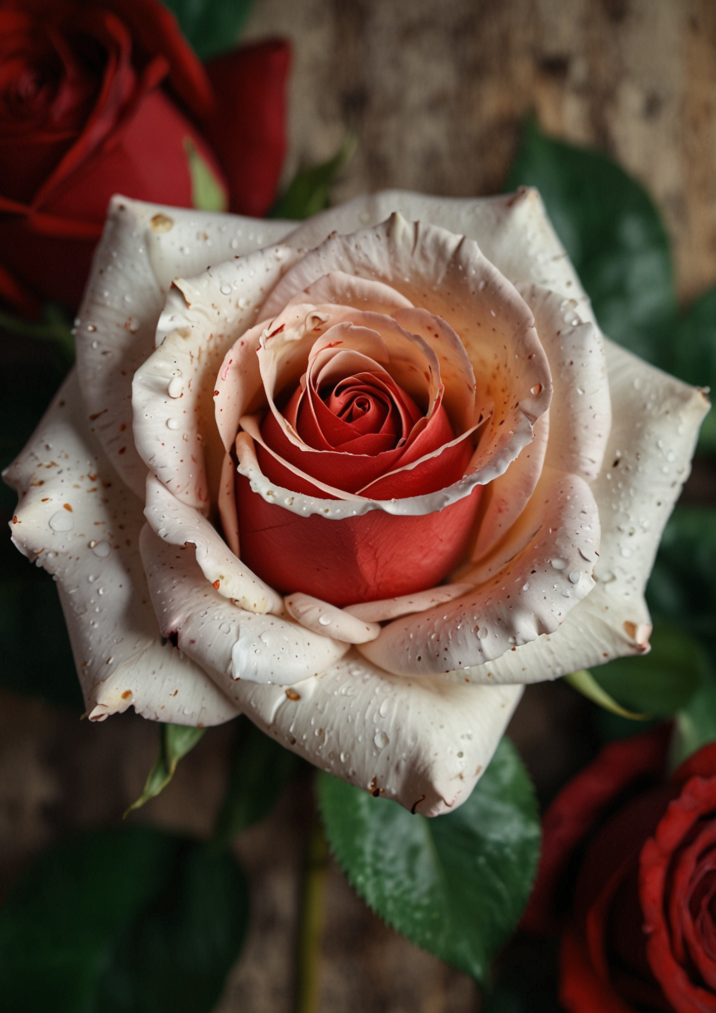 Rice Paper For Decoupage Rose Background For Journaling Full Cat. No. 5314