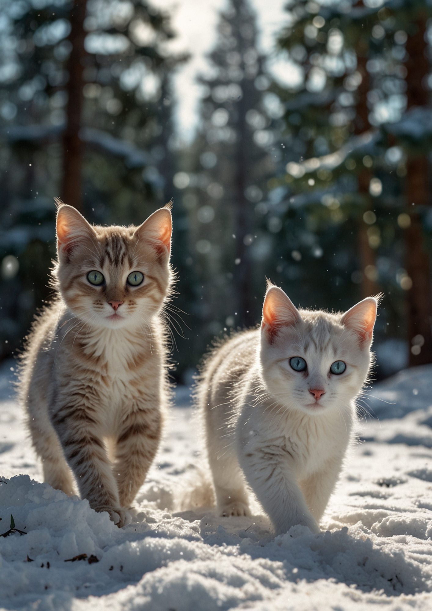 Rice Paper For Decoupage Cats In Winter Full Cat. No. 5331