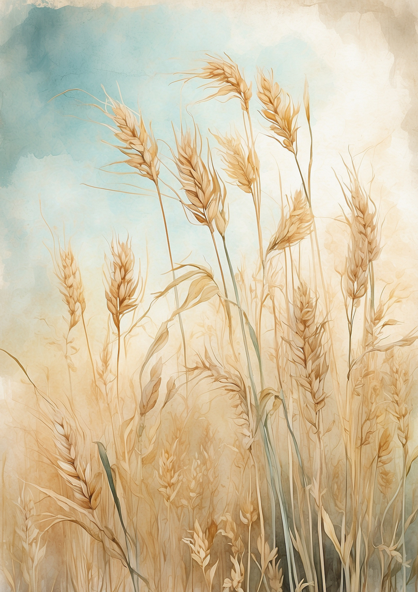 Rice Paper For Decoupage Wheat Full Cat. No. 5336