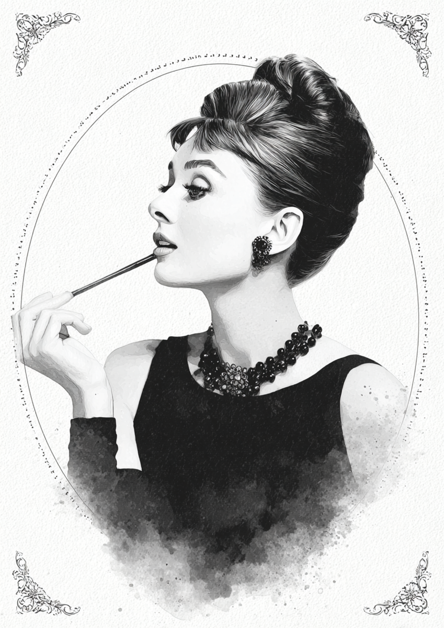 Rice Paper For Decoupage Audrey Hepburn Full Cat. No. 5423