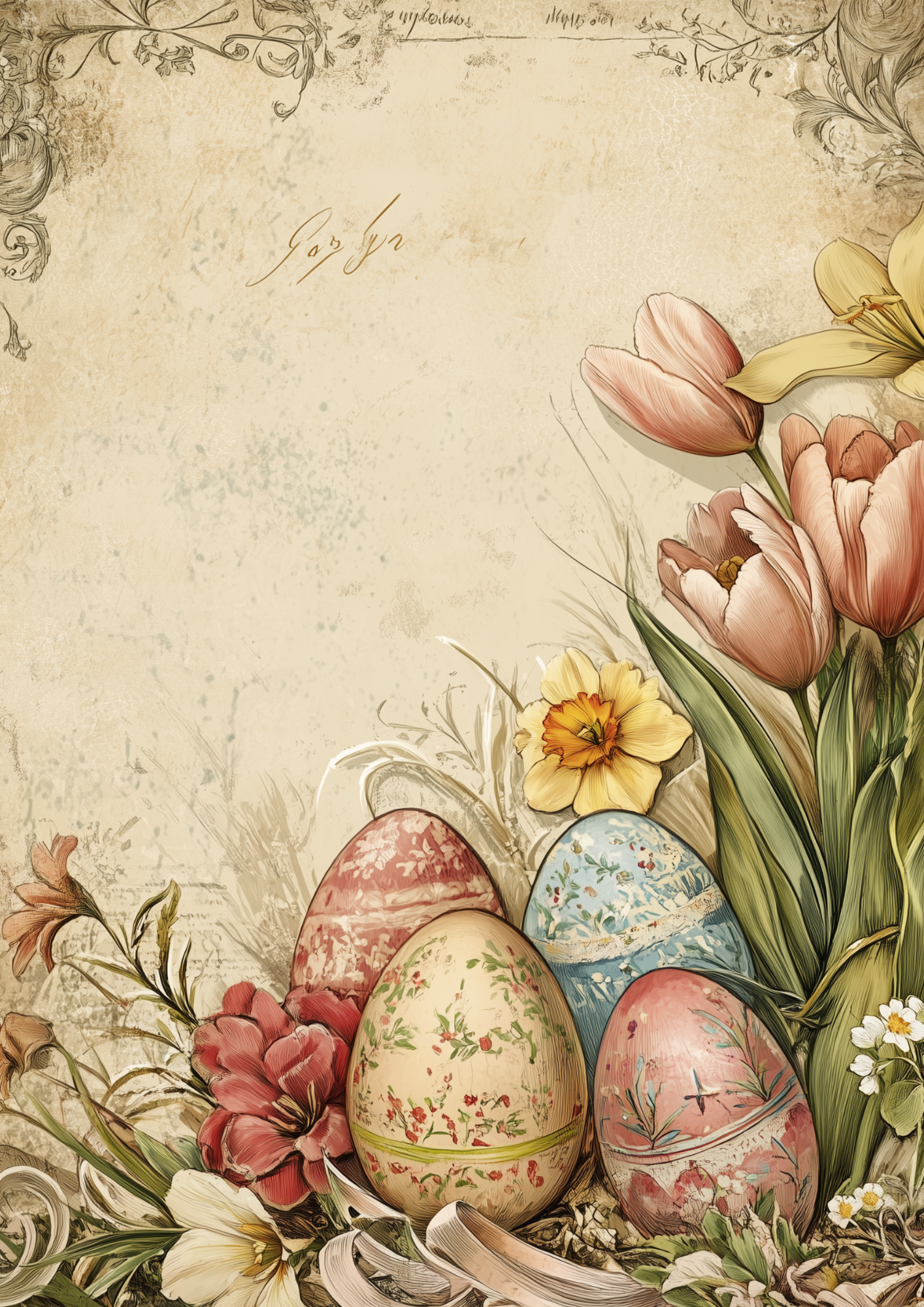 Rice Paper for Decoupage Easter Eggs Full Cat. No. 5530