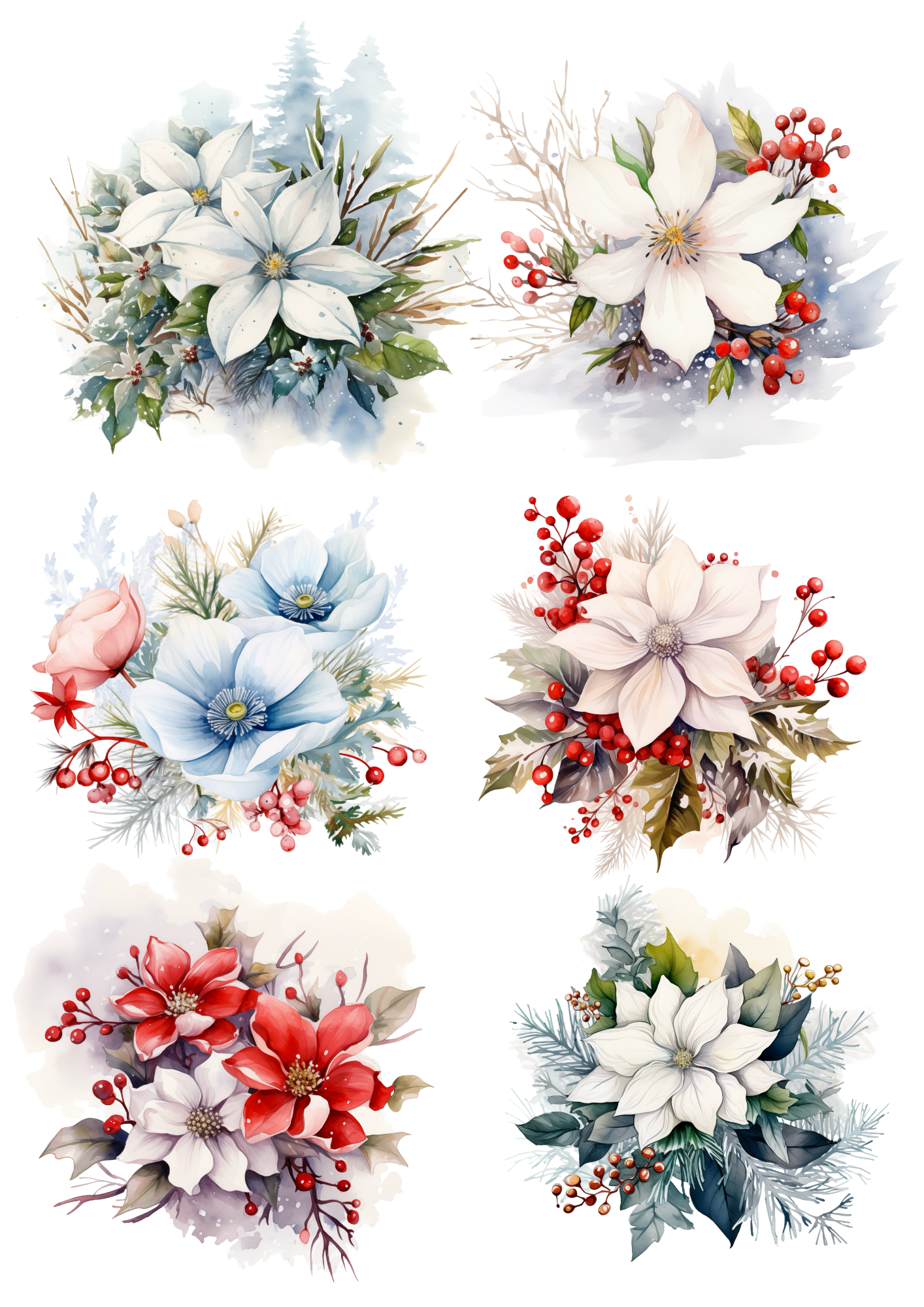 Reispapier für Decoupage, Blumenhintergrund, vollständig, Kat. Nr. 4809