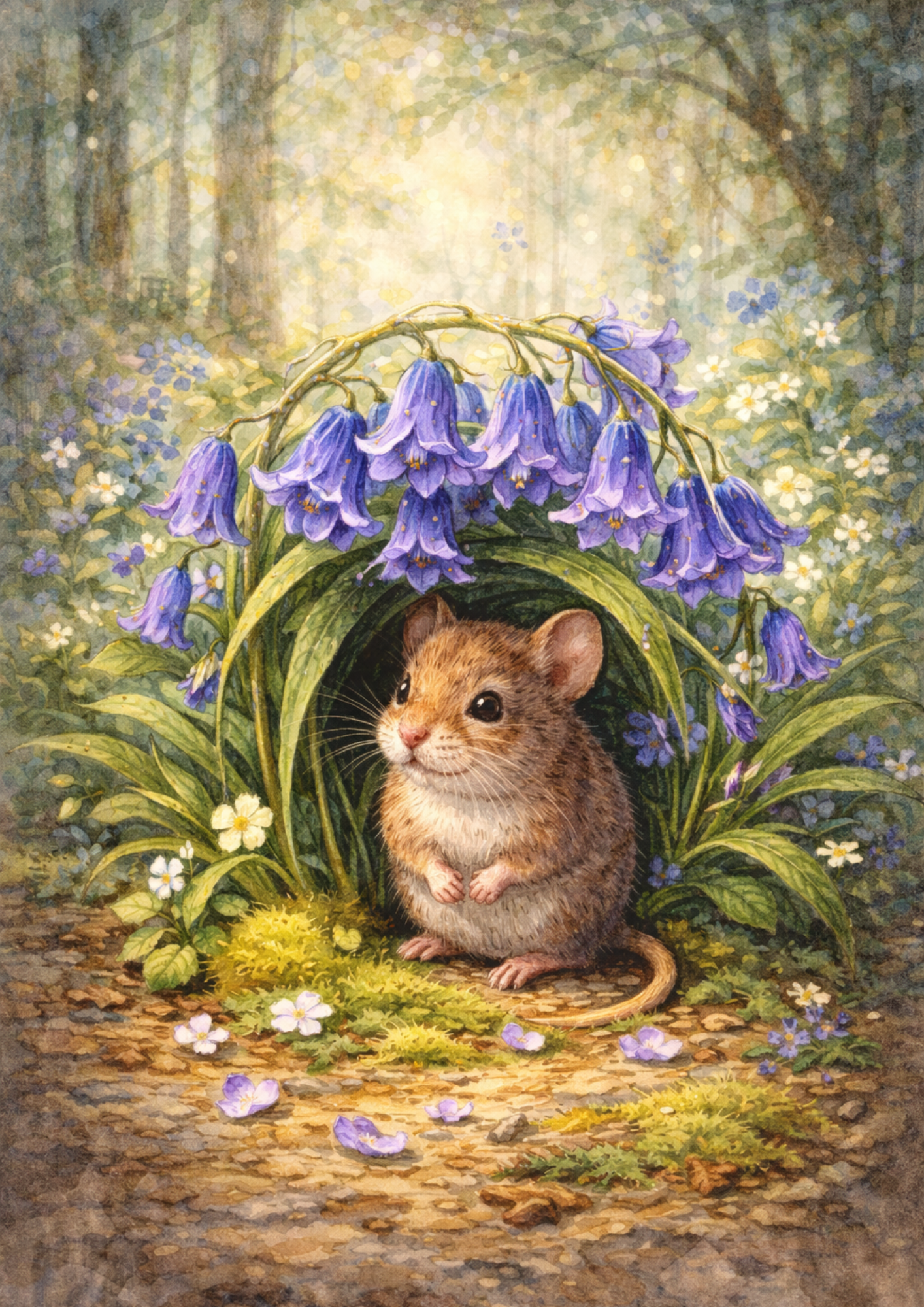 Reispapier für Decoupage, Blumenhintergrund, vollständig, Kat. Nr. 4809