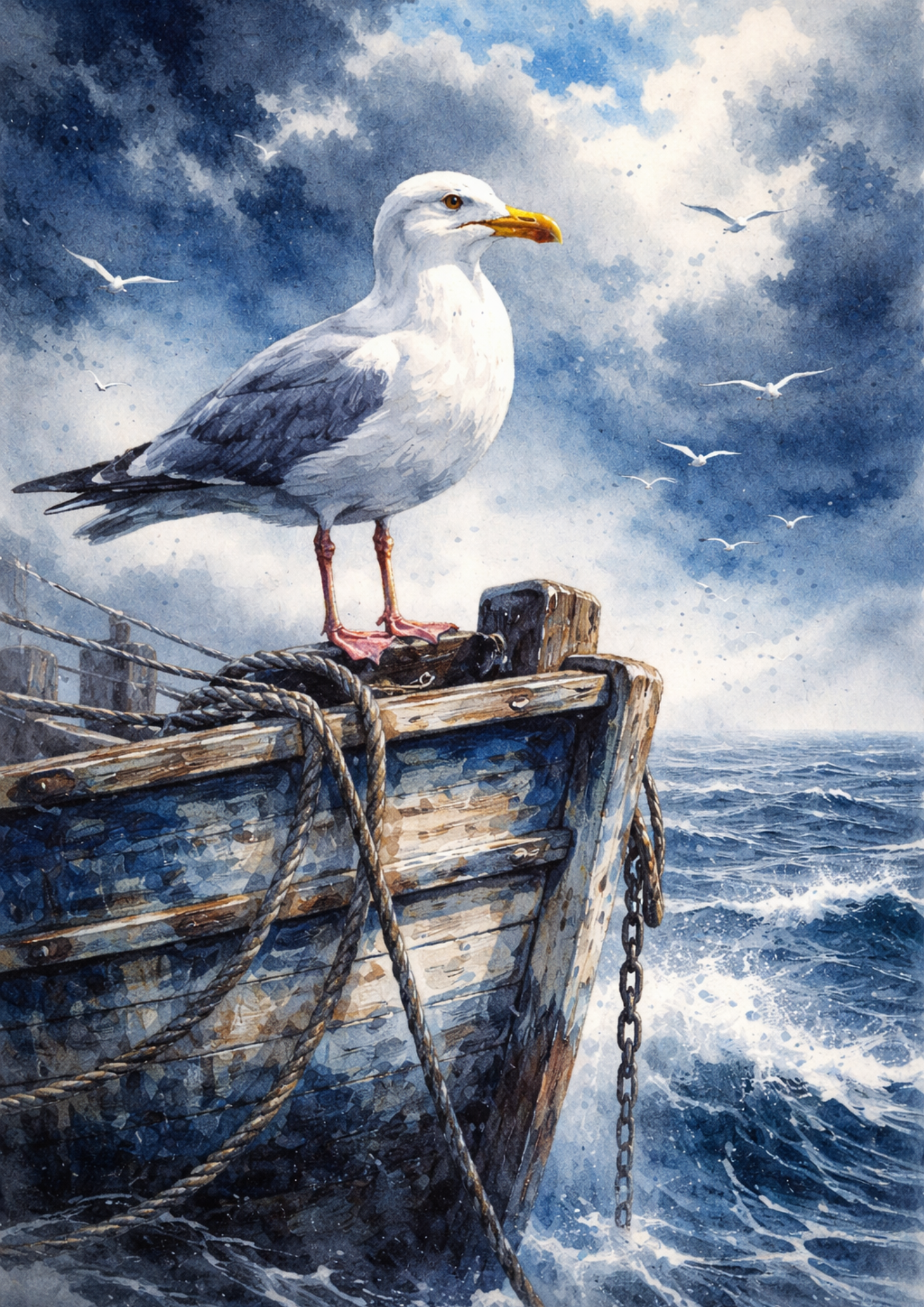 Rice Paper For Decoupage Seagull Full Cat. No. 5797