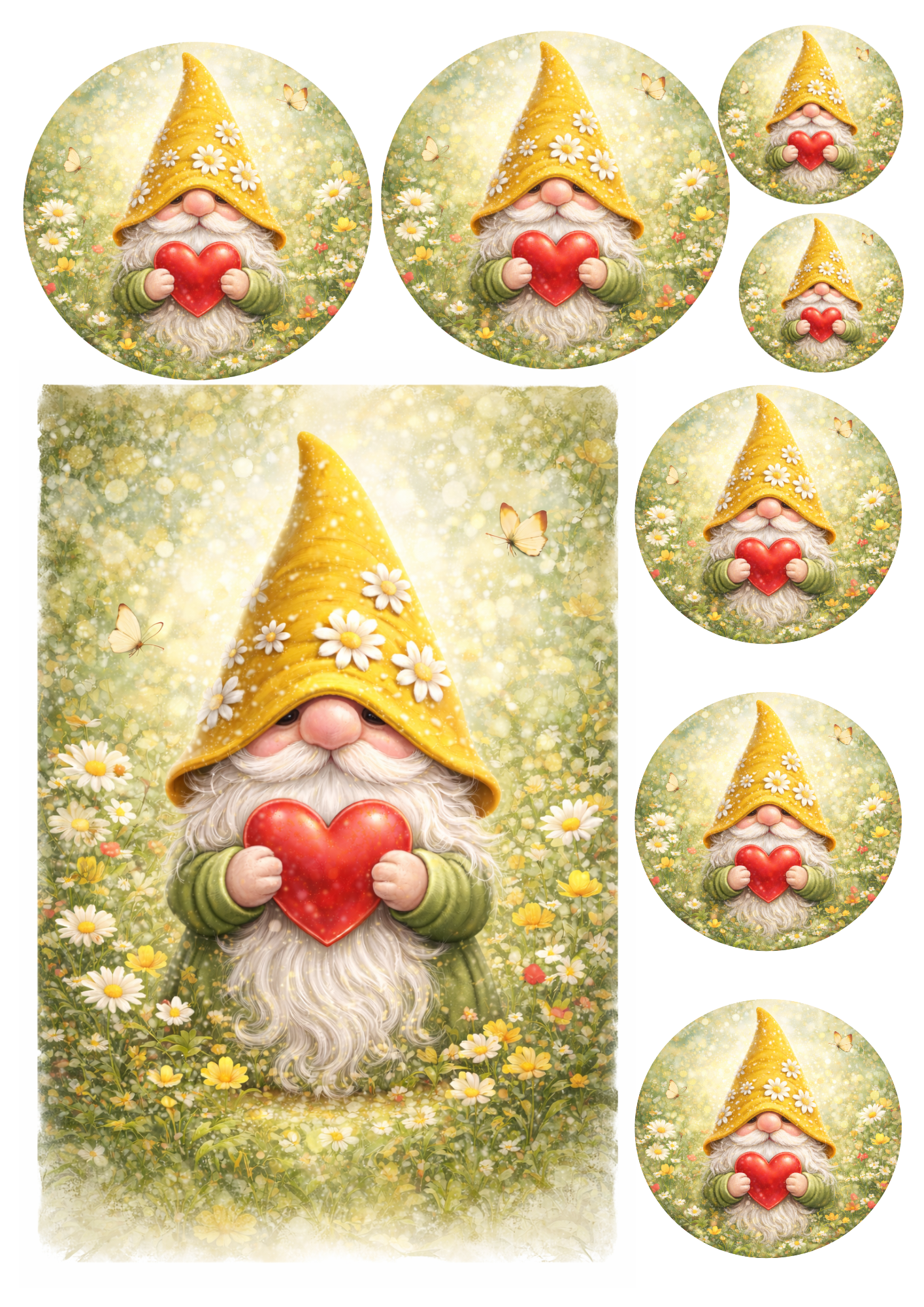 Reispapier für Decoupage, Blumenhintergrund, vollständig, Kat. Nr. 4809
