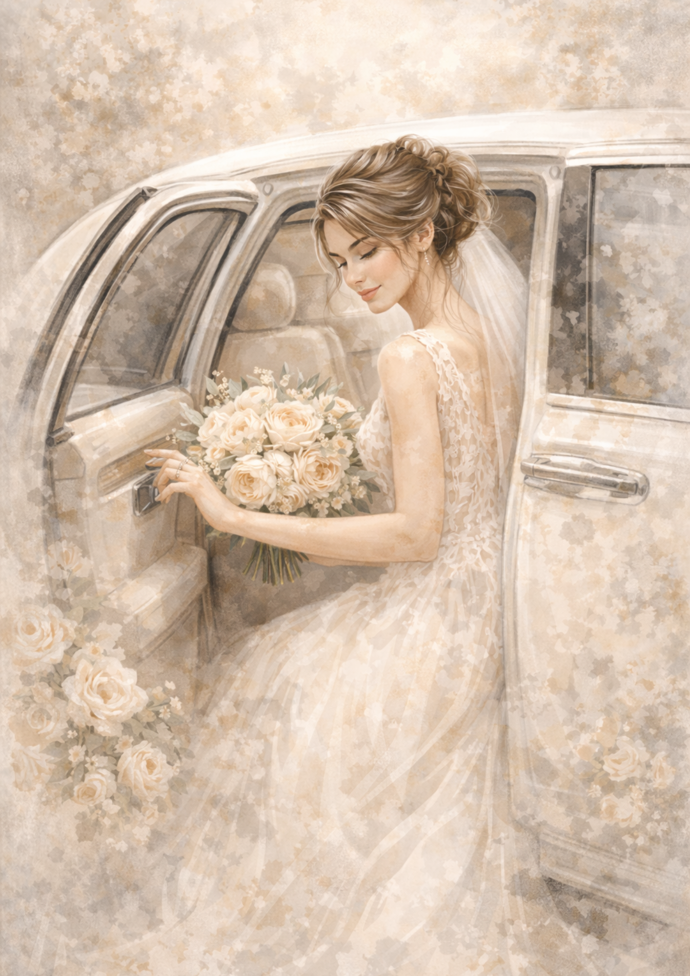 Rice Paper For Decoupage Bride Full Cat. No. 8463