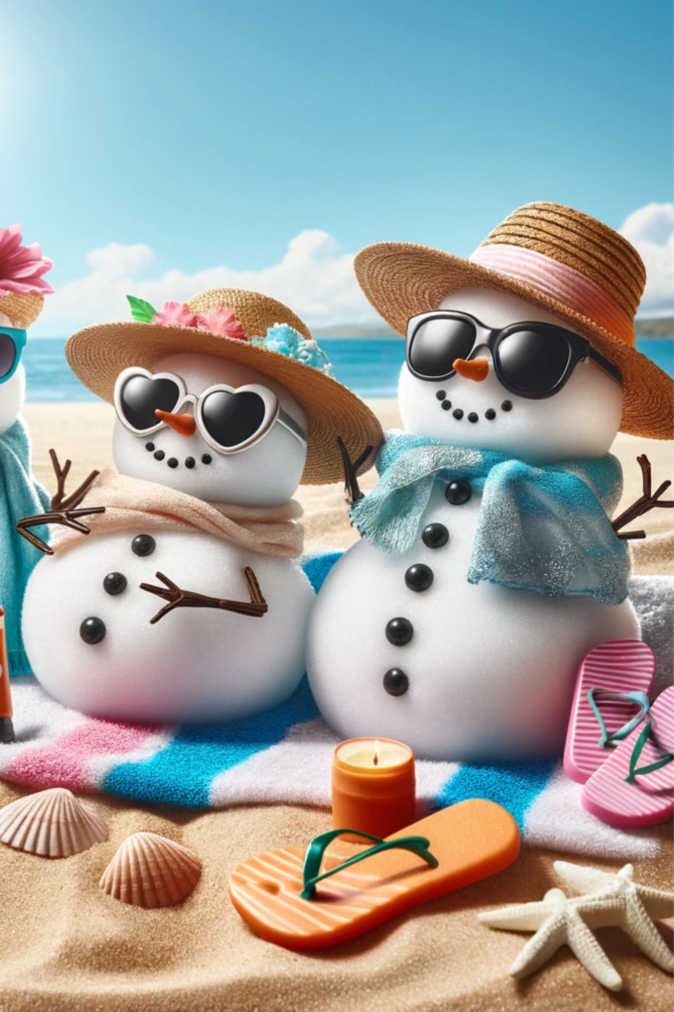 Rice Paper For Decoupage Snowmen Drink Tea Full Cat. No. 394