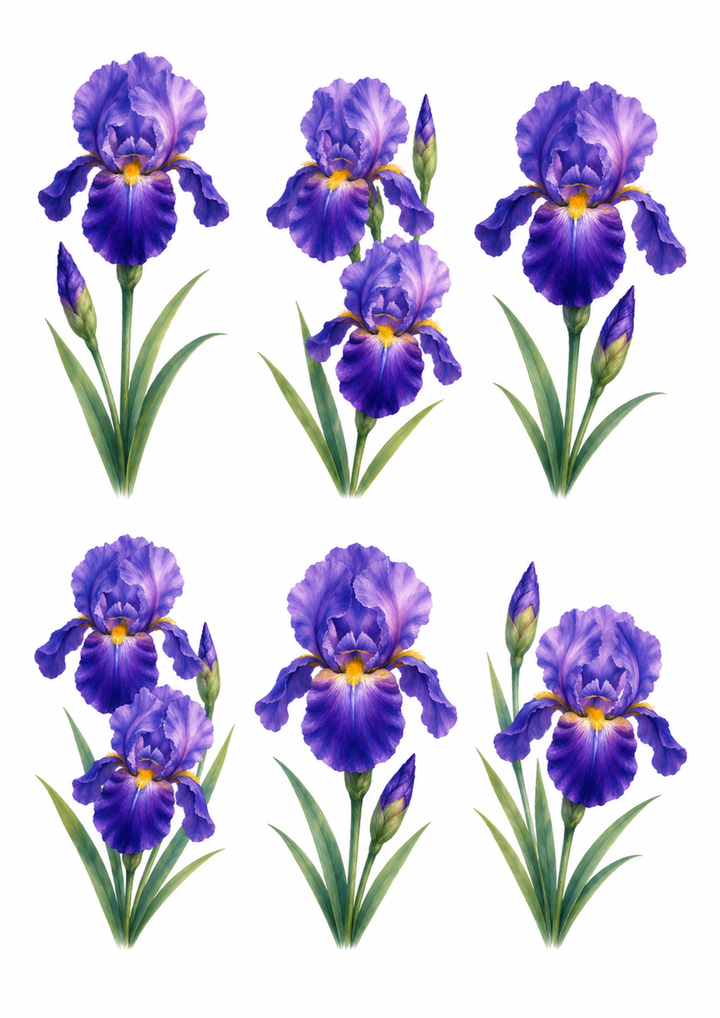 Reispapier für Decoupage, Blumenhintergrund, vollständig, Kat. Nr. 4809
