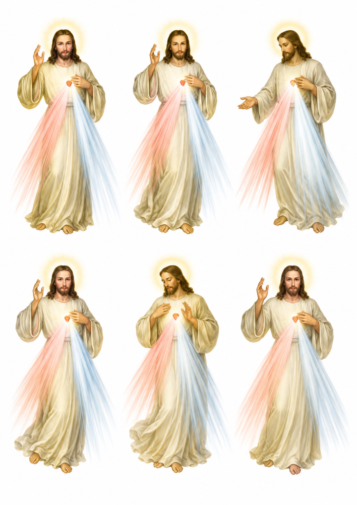 Rice Paper For Decoupage Jesus Christ  Collage Cat. No. 10165