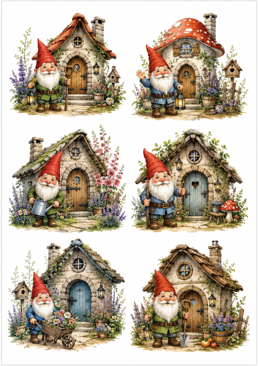 Reispapier für Decoupage, Blumenhintergrund, vollständig, Kat. Nr. 4809