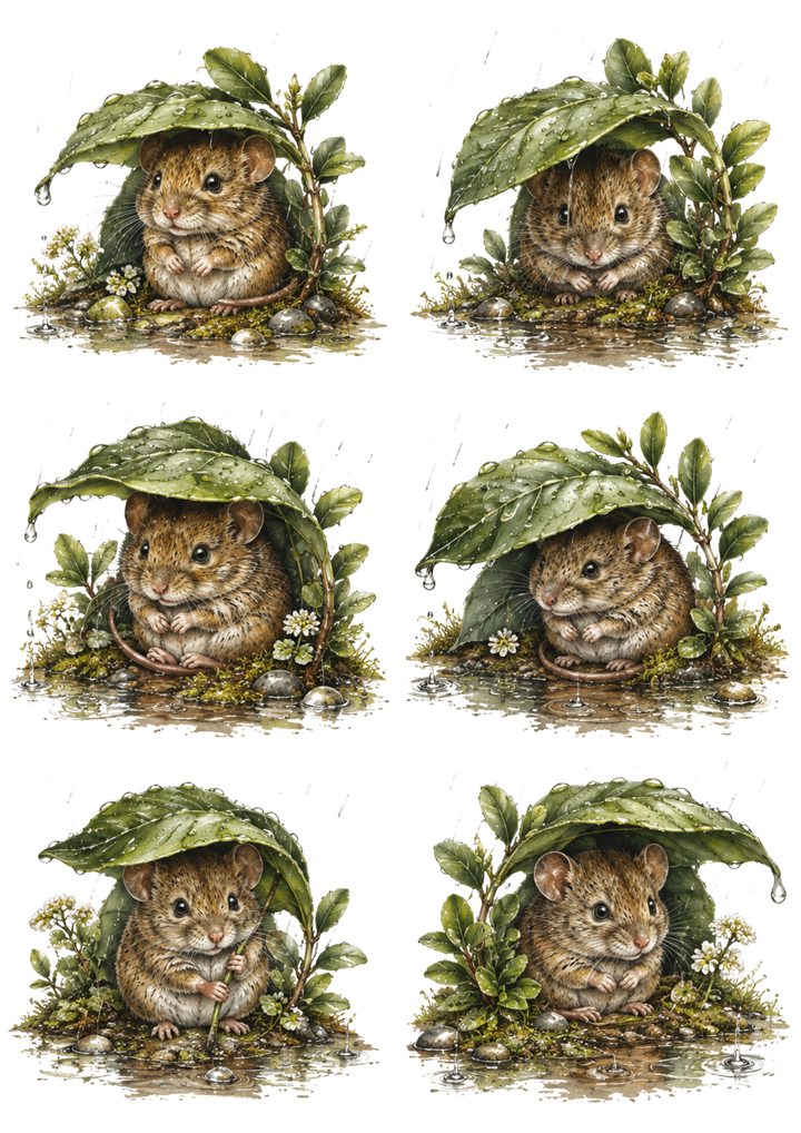 Rice Paper For Decoupage Mouse&