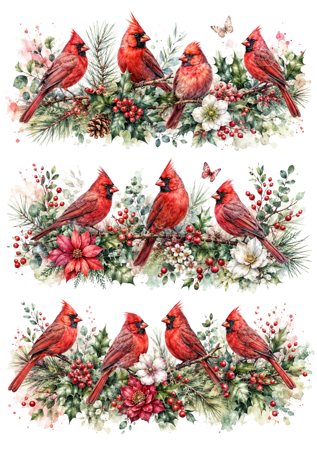 Reispapier für Decoupage, Blumenhintergrund, vollständig, Kat. Nr. 4809