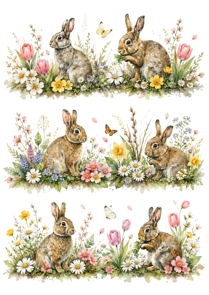 Reispapier für Decoupage, Blumenhintergrund, vollständig, Kat. Nr. 4809