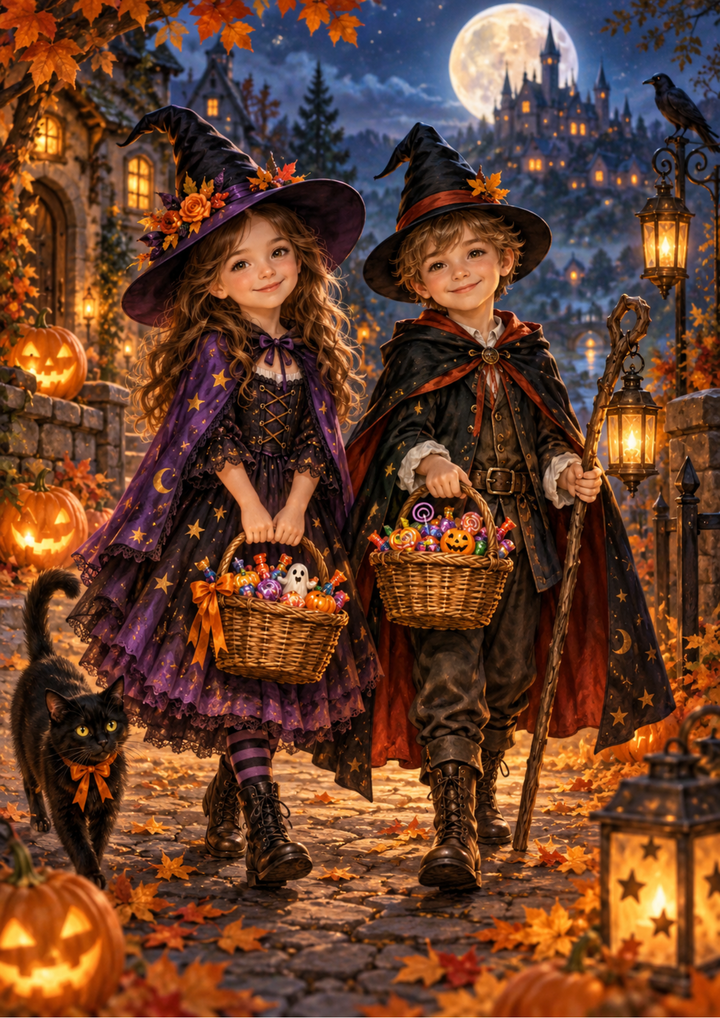 Rice Paper For Decoupage Trick or Treat? Full  Cat. No 10494