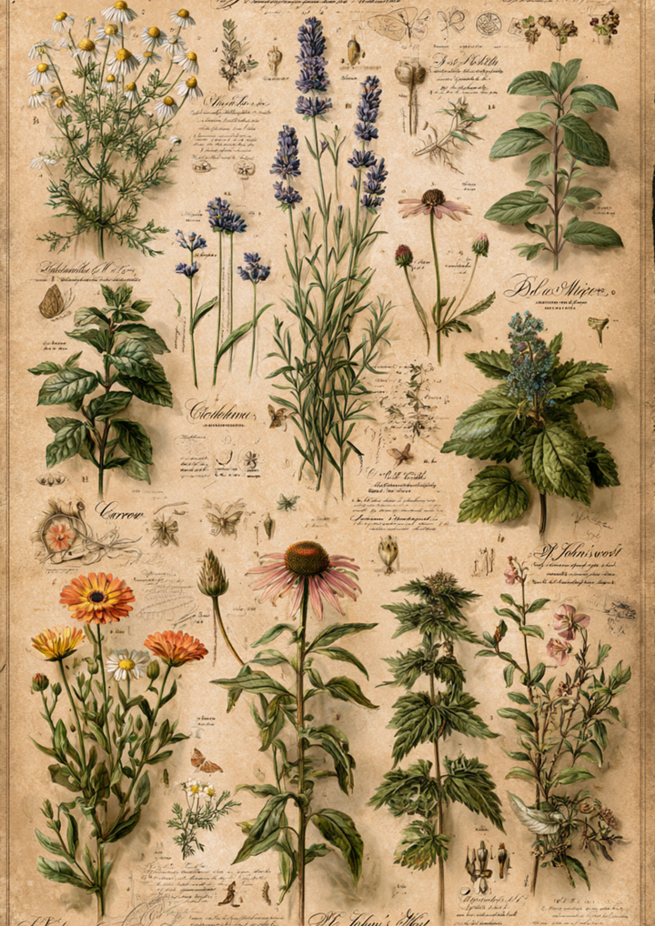 Reispapier für Decoupage, Blumenhintergrund, vollständig, Kat. Nr. 4809