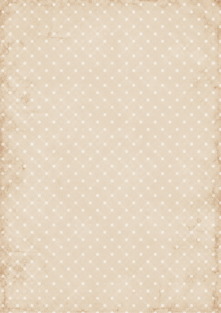 Rice Paper For Decoupage Vintage Beige Polka-Dot Background Full  Cat. No 10586
