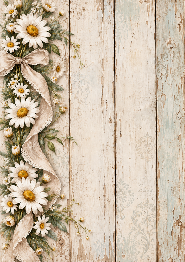 Reispapier für Decoupage, Blumenhintergrund, vollständig, Kat. Nr. 4809