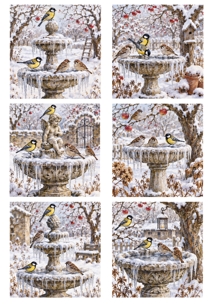 Reispapier für Decoupage, Blumenhintergrund, vollständig, Kat. Nr. 4809