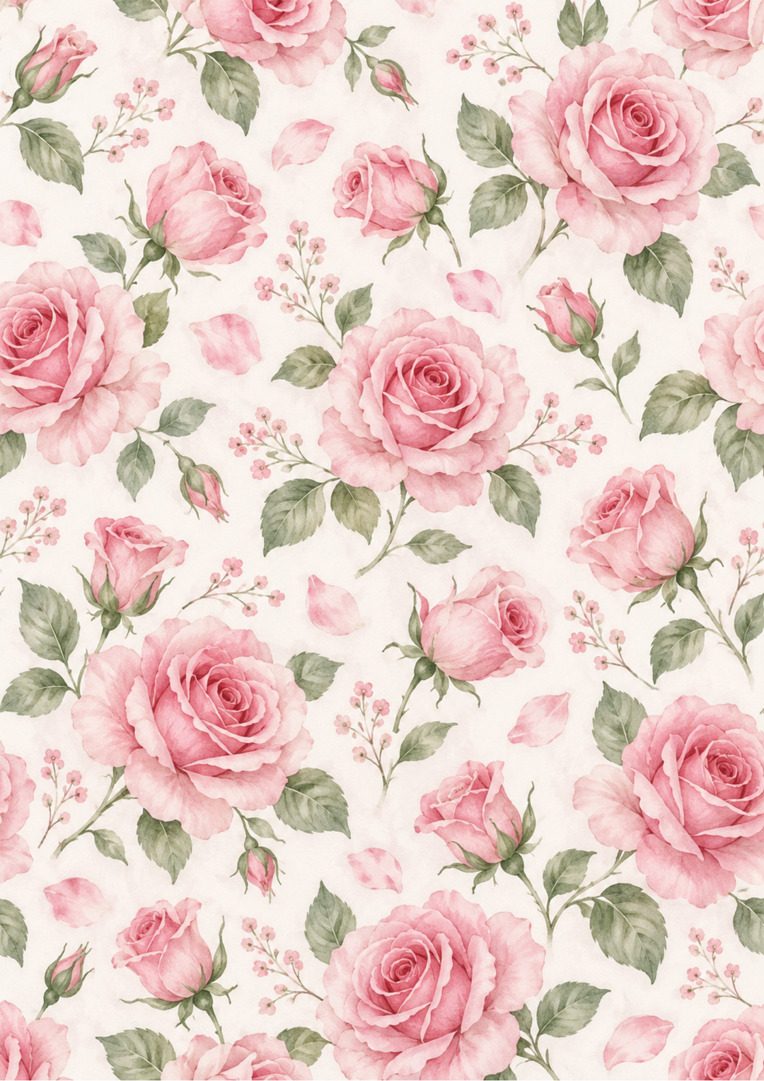 Reispapier für Decoupage, Blumenhintergrund, vollständig, Kat. Nr. 4809