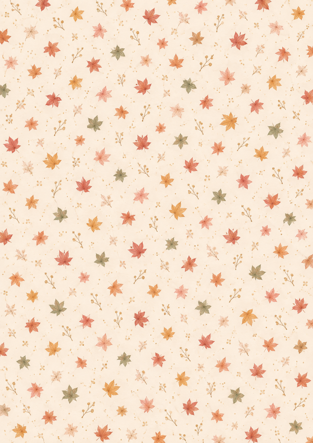 Rice Paper For Decoupage Autumn Maple Leaf Pattern  Background Full  Cat. No 10729