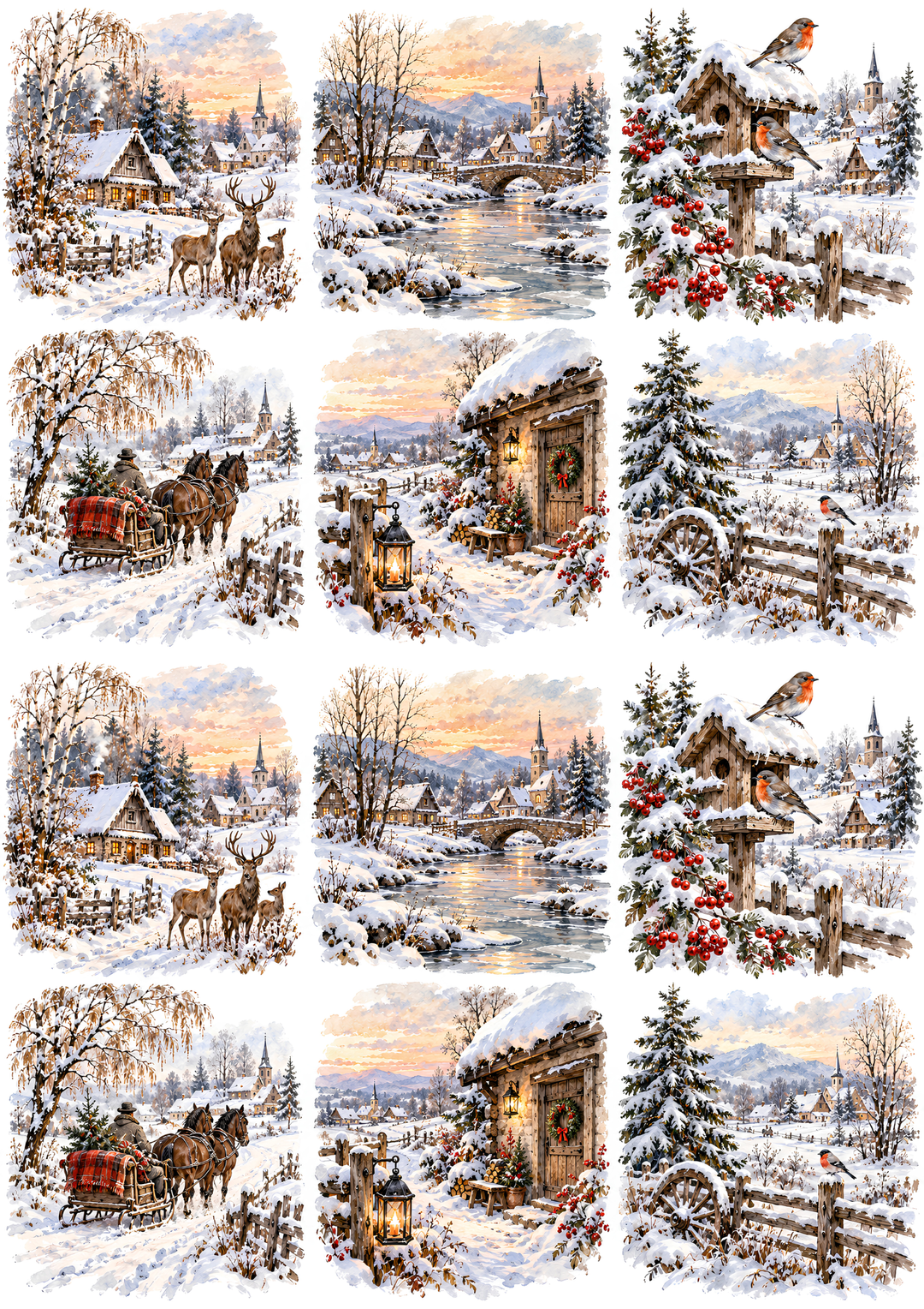 Reispapier für Decoupage, Blumenhintergrund, vollständig, Kat. Nr. 4809