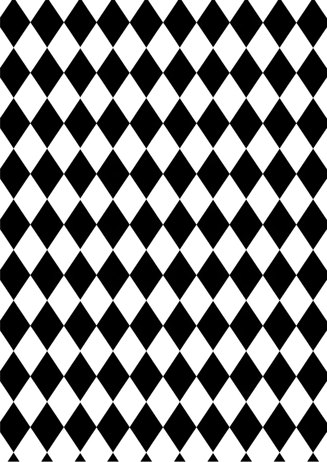 Rice Paper for Decoupage Classic Black &amp; White Harlequin Diamond Pattern Full Cat 10985