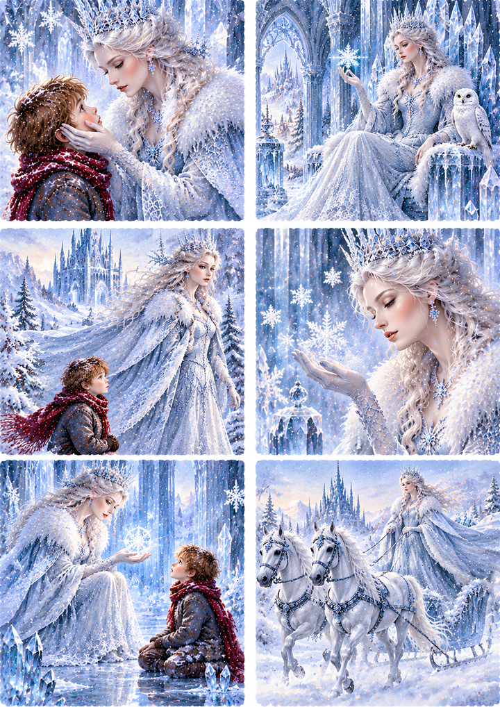 Rice Paper for Decoupage The Snow Queen&