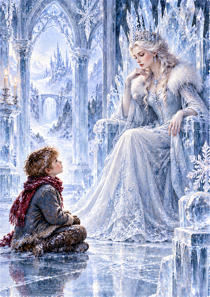 Rice Paper for Decoupage The Snow Queen&