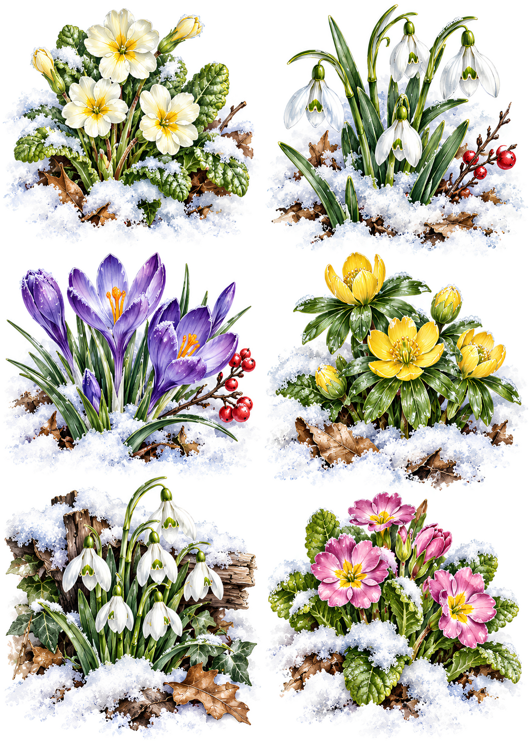 Reispapier für Decoupage, Blumenhintergrund, vollständig, Kat. Nr. 4809