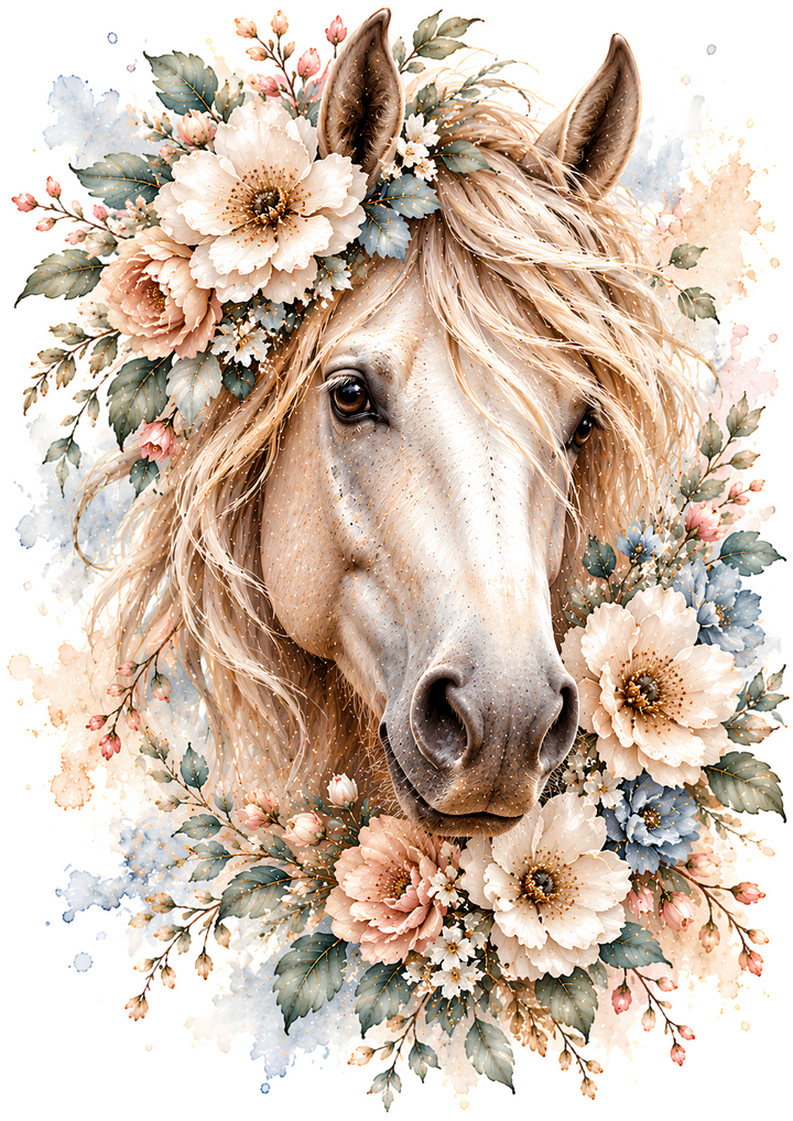 Reispapier für Decoupage, Blumenhintergrund, vollständig, Kat. Nr. 4809