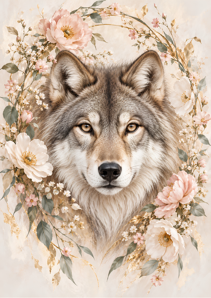 Reispapier für Decoupage, Blumenhintergrund, vollständig, Kat. Nr. 4809
