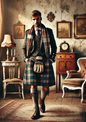 Rice Paper For Decoupage Handsome Scottish Man In Kilt Full Cat. No. 4314