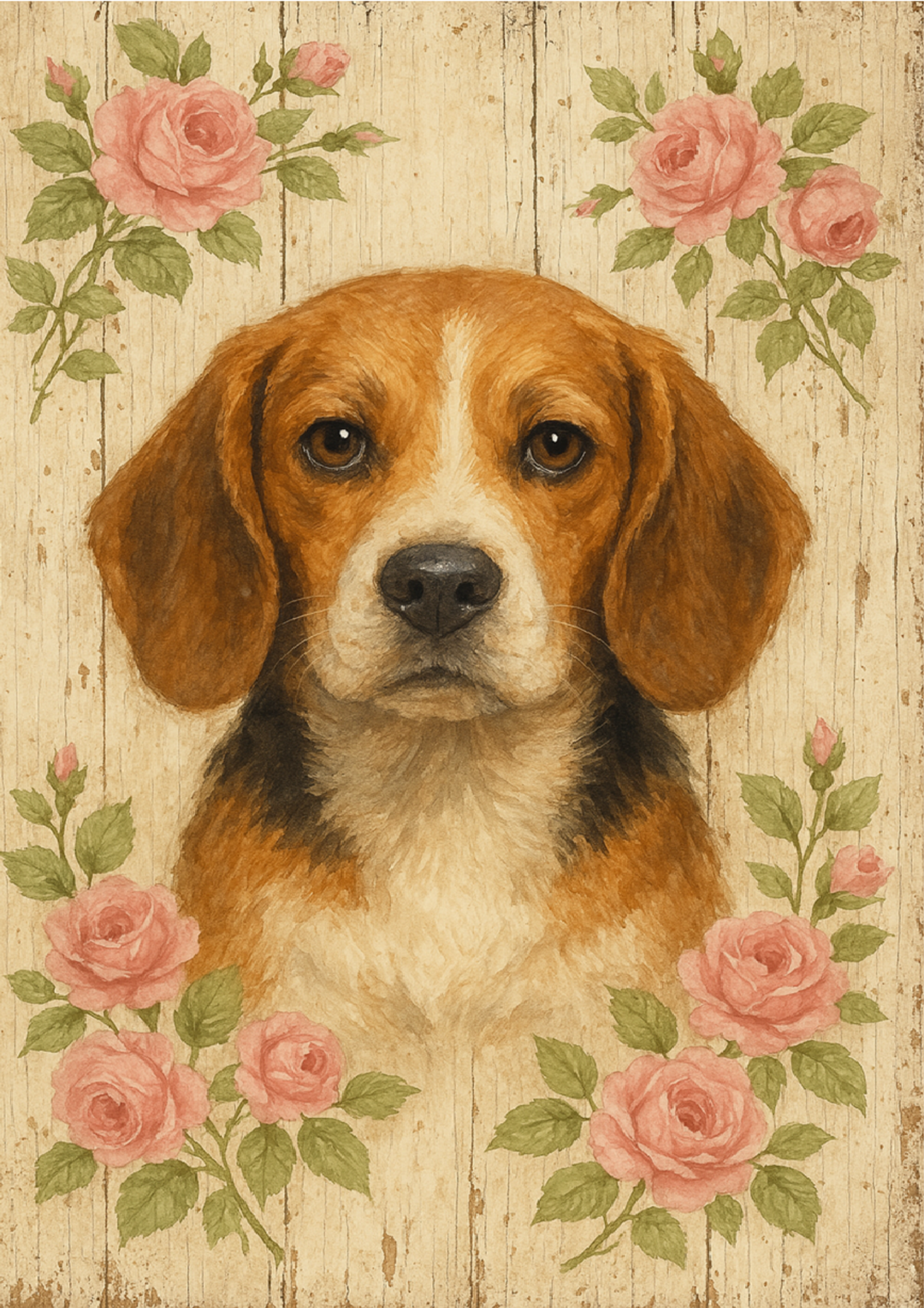 Reispapier für Decoupage Beagle Hund Voll Kat. Nr. 4350