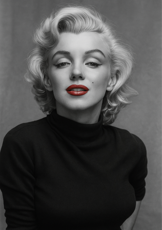 Rice Paper For Decoupage Marylin Monroe In Black Full Cat. No. 4516