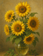 Rice Paper For Decoupage Sunflowers Full Cat. No. 4608