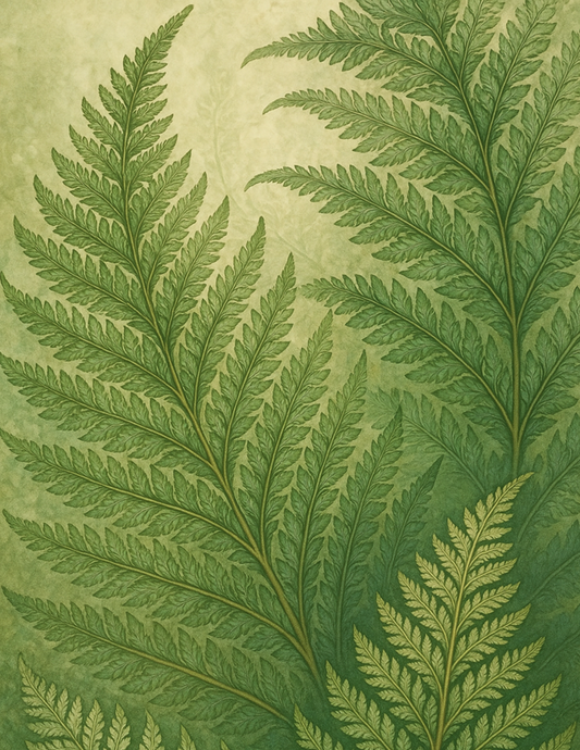 Rice Paper For Decoupage Fern Leaves Full Cat. No. 4621