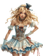 Rice Paper For Decoupage Alice In Wonderland Full Cat. No. 4627
