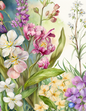 Rice Paper For Decoupage Floral Background Full Cat. No. 4629