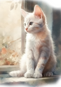 Rice Paper For Decoupage Little Kitten Full Cat. No. 4678