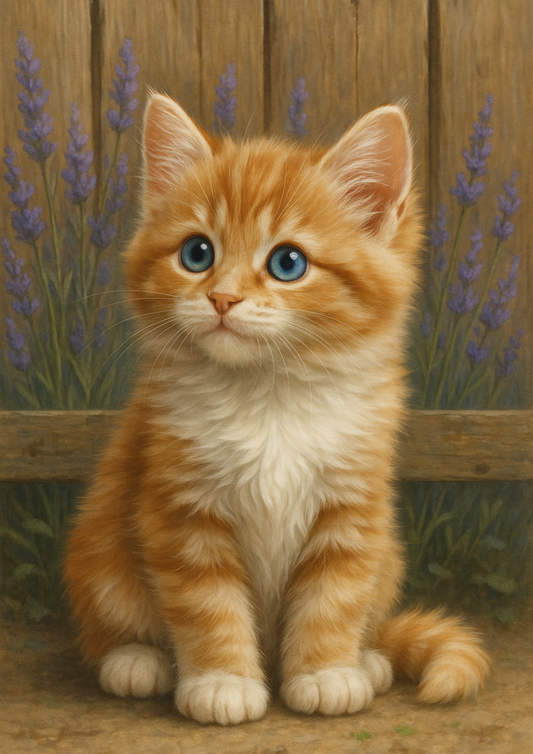 Rice Paper For Decoupage Little Kitten Full Cat. No. 4706