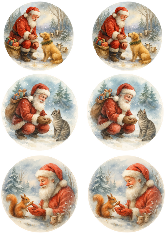 Papel de arroz para decoupage Achilles Collage Cat No. 875