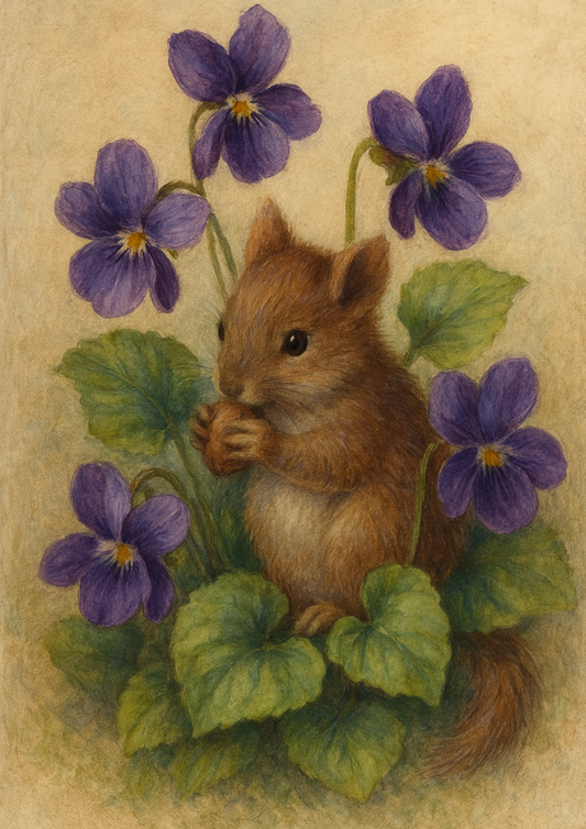 Rice Paper For Decoupage The Greengrocer Among Flowers Cat. No. 4783