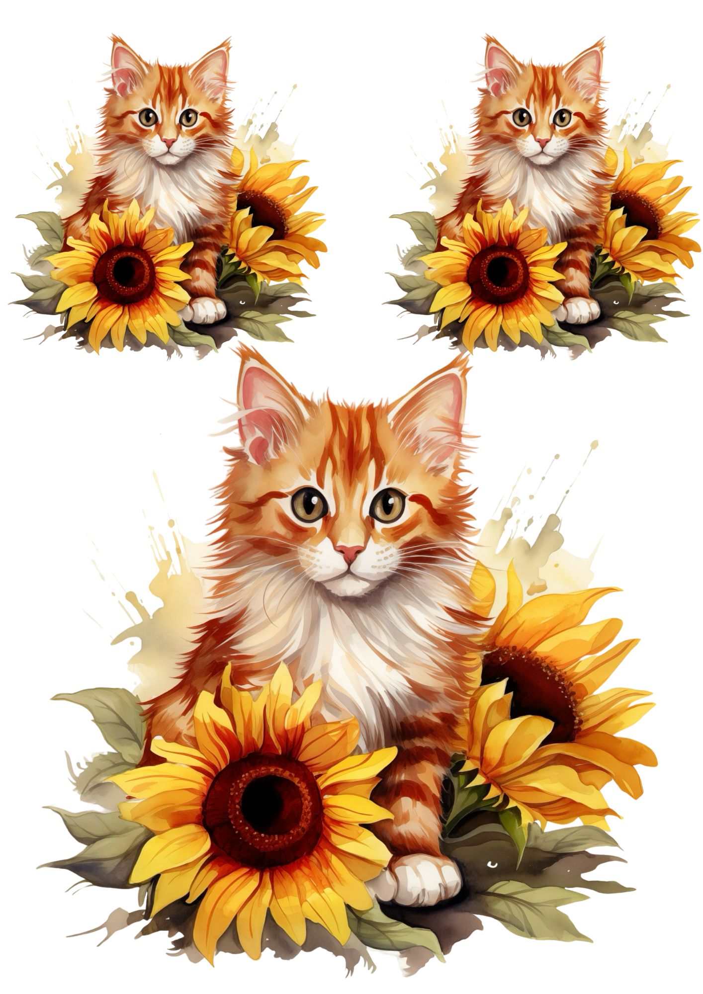 Papier de riz pour découpage Achilles Collage Cat No. 875