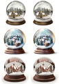 Rice Paper For Decoupage Christmas Glass Balls Winter Collage Cat. No. 4845