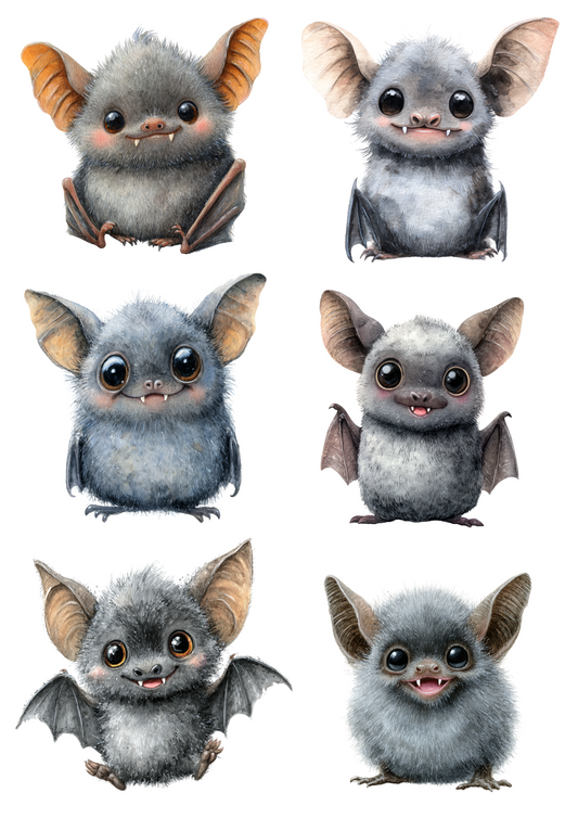 Rice Paper For Decoupage Bat Vampire Collage Cat. No. 4852